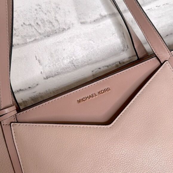 Michael Kors Whitney Large Leather Tote Bag Purse - Picture 6 of 12